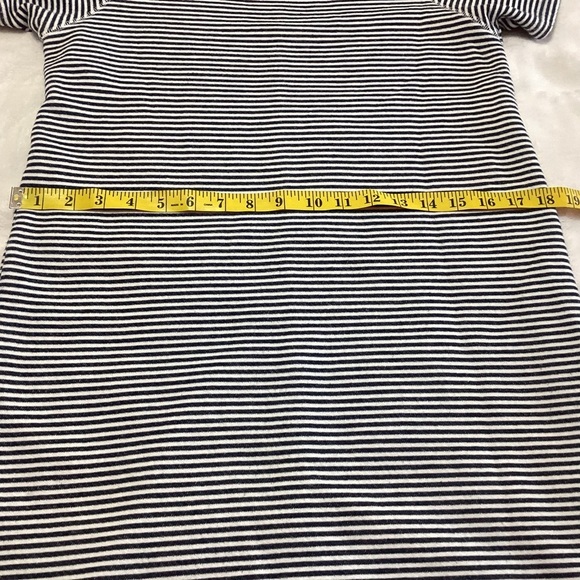 J. Crew Cozy Beach Dress S Blue White Striped Coastal Preppy - Picture 8 of 10